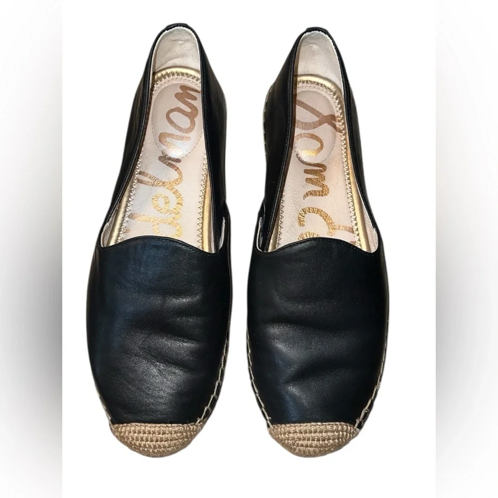 Sam Edelman Black and Tan Espadrilles